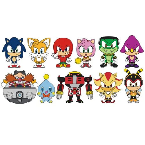 Sonic the Hedgehog Series 3 3D Foam Bag Clip