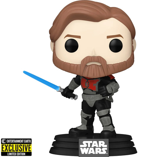 Mandalorian Armor Obi-Wan Kenobi Pop! Vinyl Figure.