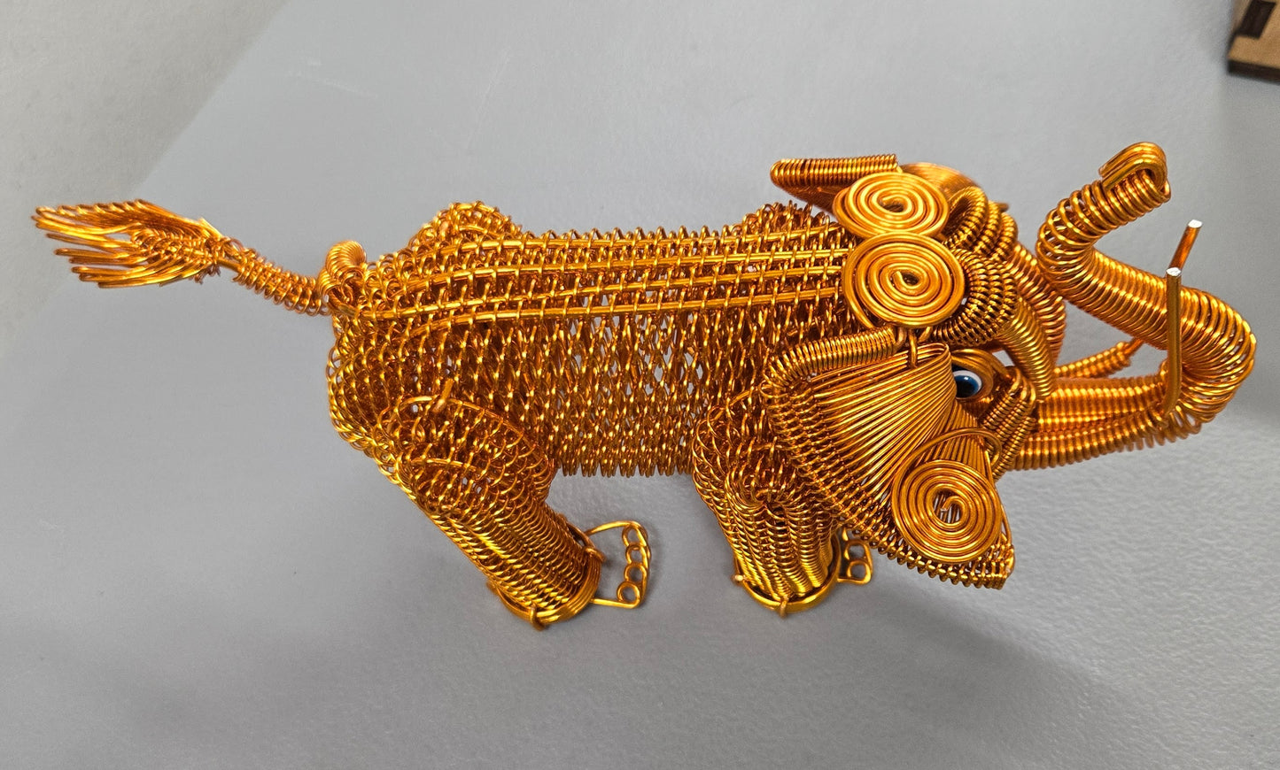 Handmade Wire Elephant
