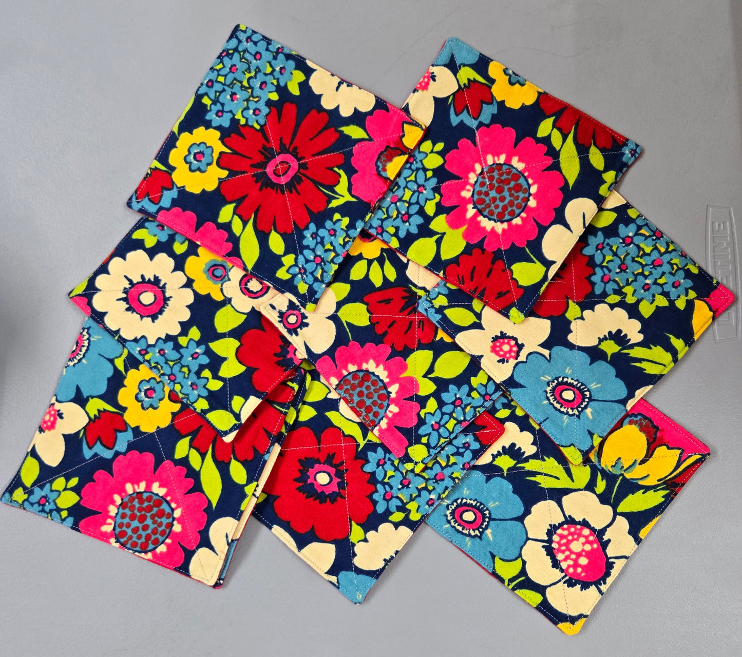 Paperless Napkin - Flowers Set of 8