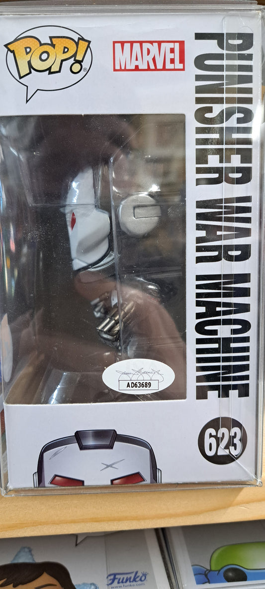 Funko Pop Marvel Punisher War Machine 623 signed by Jon Bernthal
