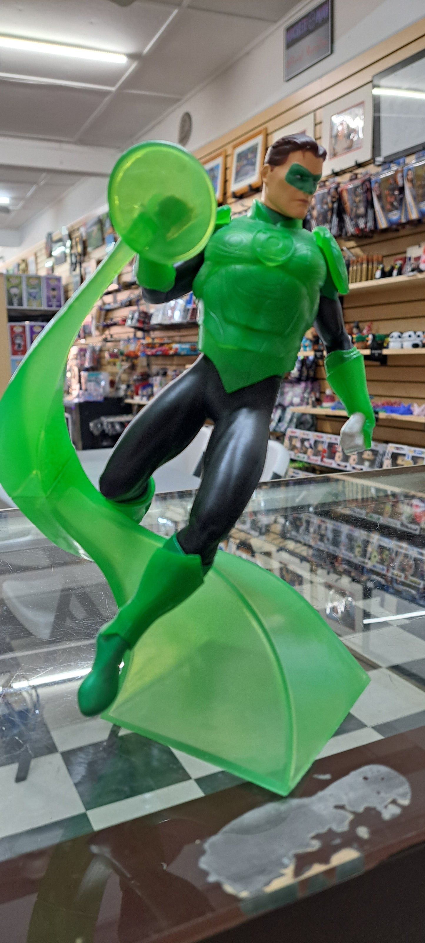 DC Gallery GREEN LANTERN PVC Diorama GameStop Diamond Select Statue Hal Jordan