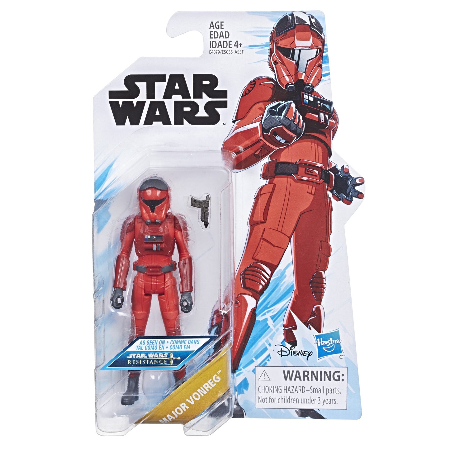 Star Wars: Resistance Animated Series Major Vonreg Figure