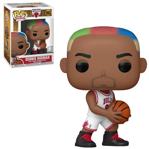 NBA: Legends Dennis Rodman (Bulls Home) Funko Pop! Vinyl Figure #103