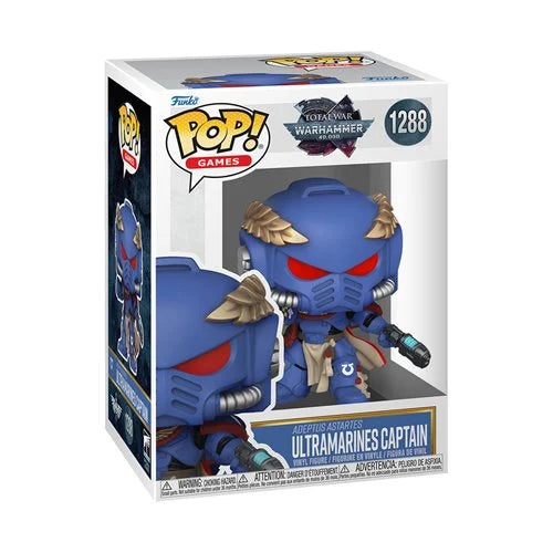 Total War: WARHAMMER 40,000 Ultramarines Captain Funko Pop! Vinyl Figure #1288
