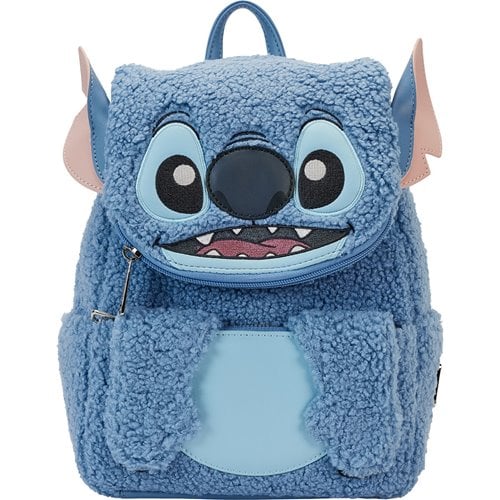 Loungefly Disney Lilo & Stitch Plush Stitch Mini-Backpack
