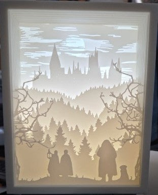 Harry Potter 3D Lighted Shadowbox