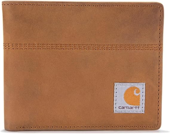 Carhartt Men's B0000207 Saddle Leather Bifold Wallet