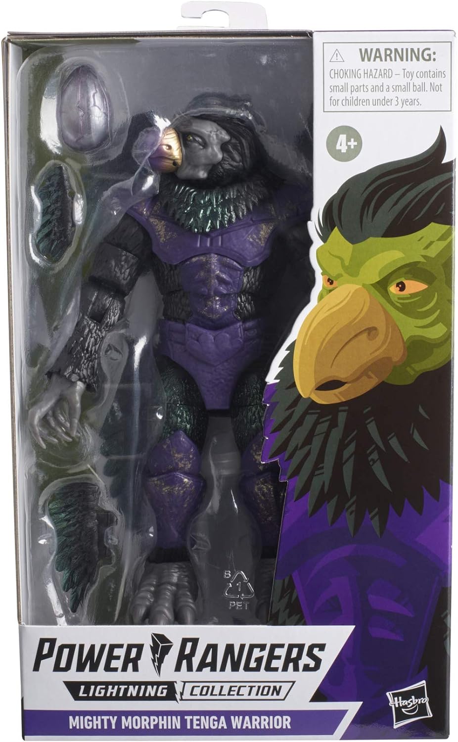 Power Rangers Lightning Collection Mighty Morphin Tenga Warrior 6-Inch Premium Collectible Action Figure Toy with Accessories.