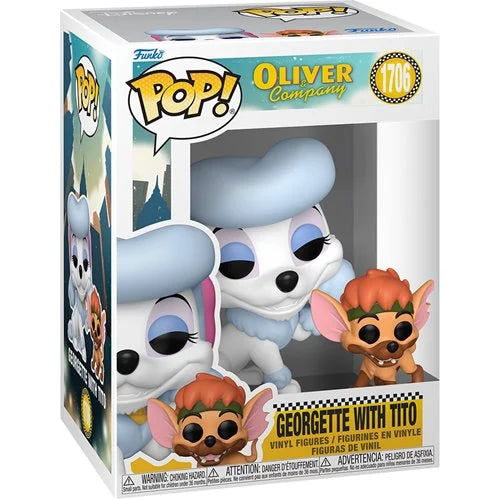 Oliver and Company Georgette with Tito Funko Pop! Vinyl Figure and Buddy #1706