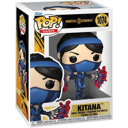 Mortal Kombat 11 Fatality Kitana Funko Pop! Vinyl Figure #1074 - Damaged Corner