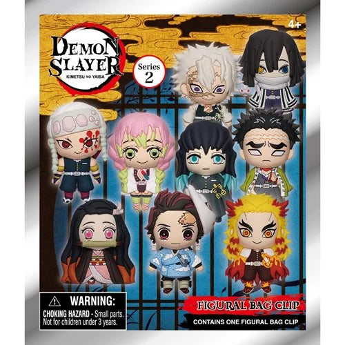 Demon Slayer Series 2 3D Foam Bag Clip