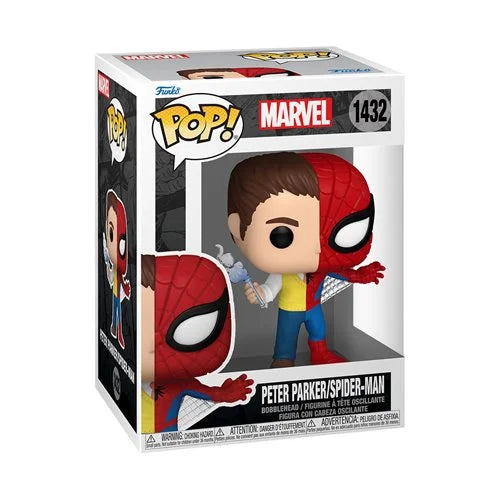 Marvel Comics Split Peter Parker/Spider-Man Funko Pop! Vinyl Figure #1432