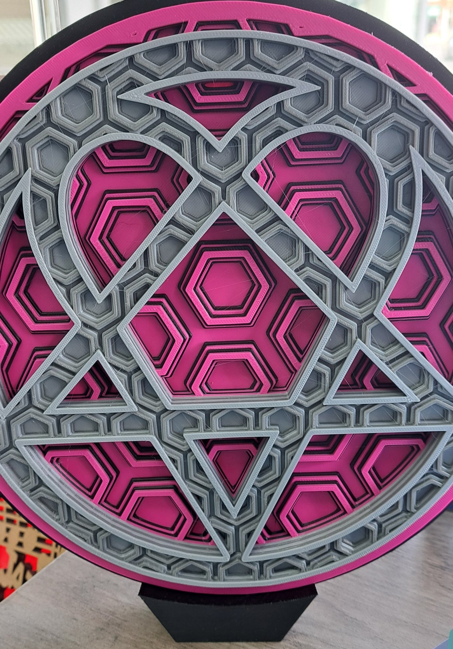 HIM Heartagram 3D Dimensional Mosaic