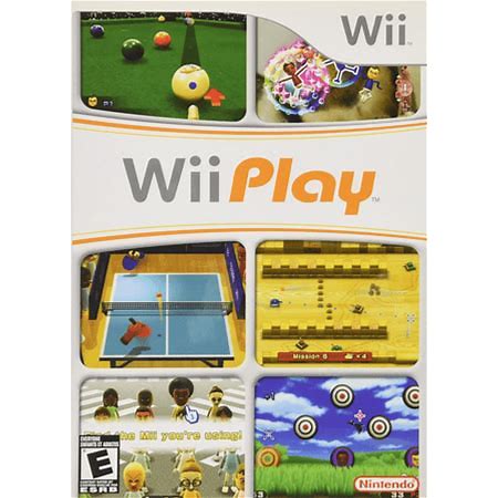 Nintendo Wii Play Video Game - used