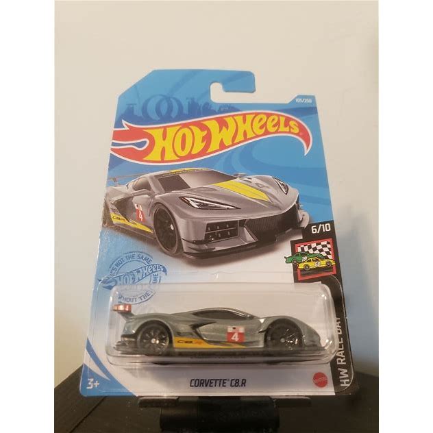 Hot Wheels Race Day Corvette C8R. Hot Wheels. Gray. Contemporary Manufacture. 027084120134.