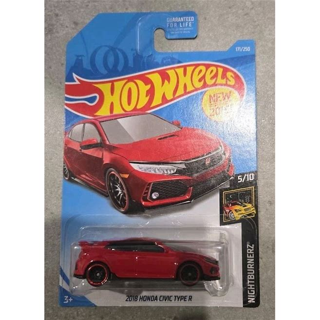 2018 Honda Civic Type R Red Hot Wheels