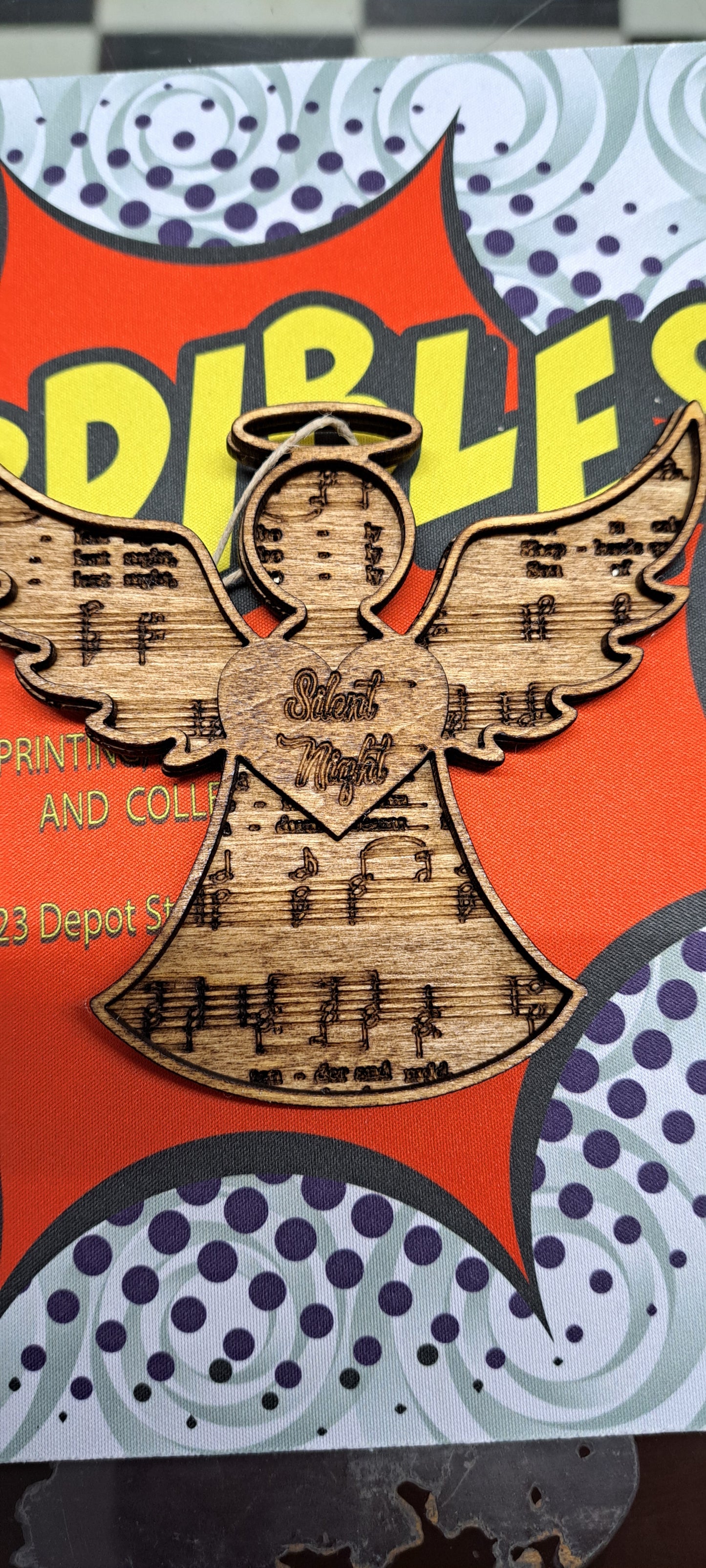 Christmas Carol Angel Ornaments