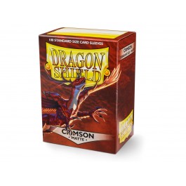 Dragon Shield 100ct Box Deck Protector Matte Crimson.