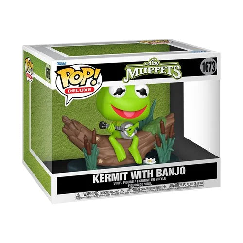 The Muppets Kermit with Banjo Deluxe Funko Pop! Vinyl Figure #1673