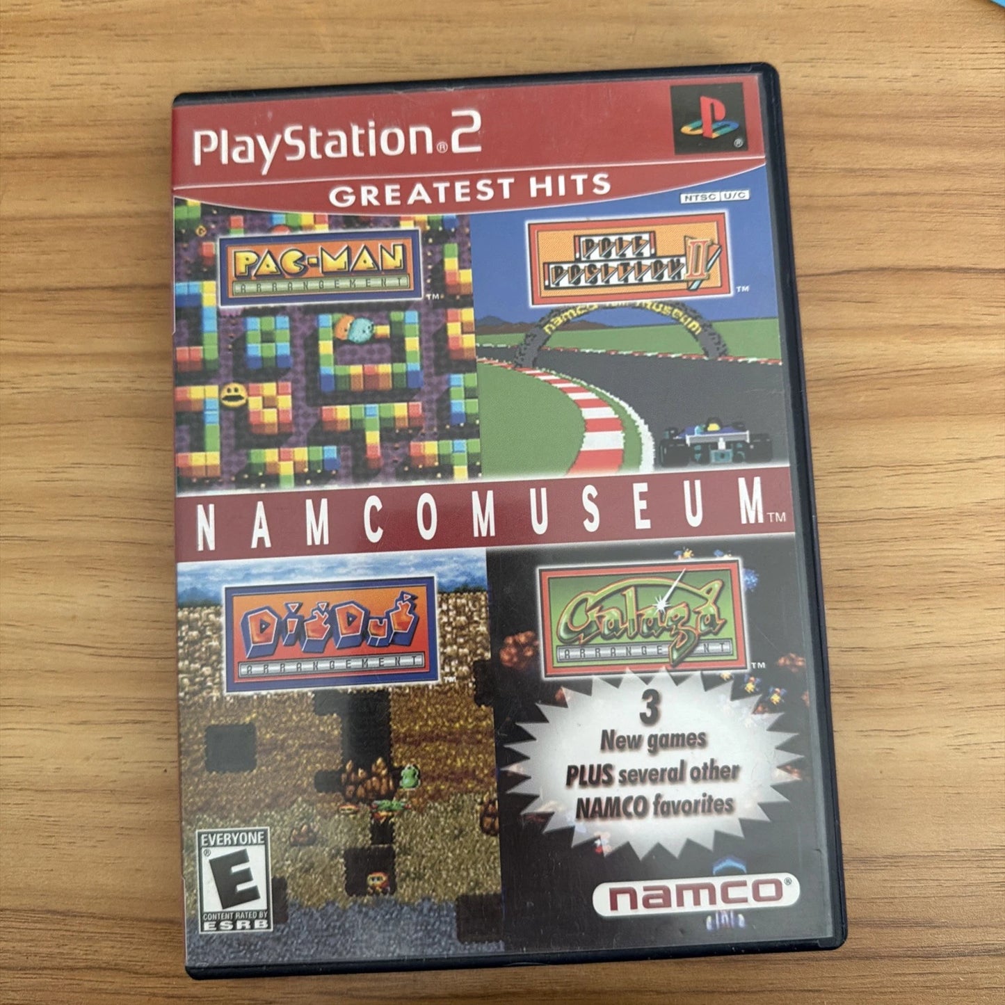 Namco Museum Greatest Hits Edition Sony PlayStation 2 PS2 2001 Complete