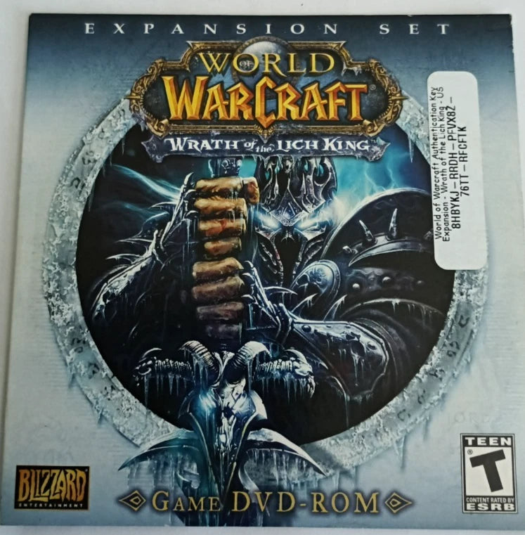 World of Warcraft Wrath of the Lich King DVD ROM - pre owned