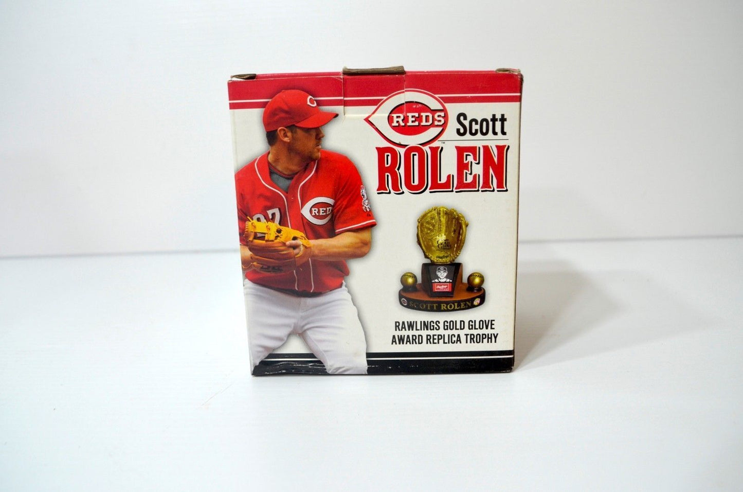 Scott Rolen Cincinnati Reds (HOF) Rawlings Gold Glove Award Replica Trophy.