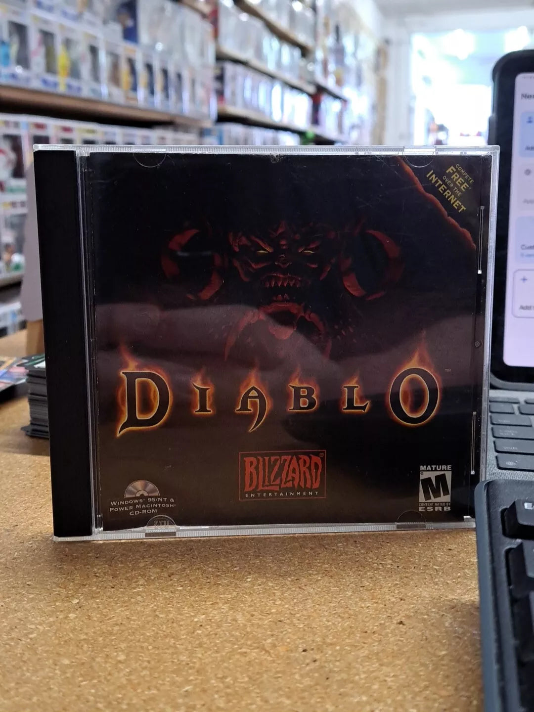 Diablo 1 PC CD-ROM Computer Game Windows 95 Macintosh Original Disc with Case