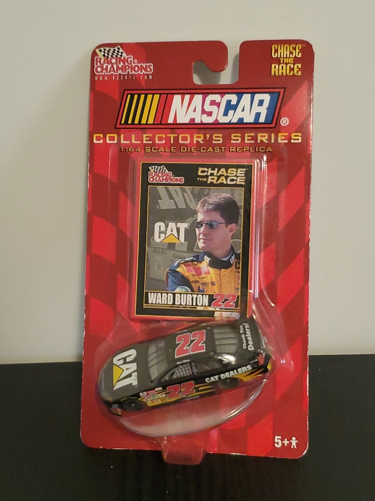 Racing Champions NASCAR 2002 Ward Burton 1:64 DieCast CAT #22 Collectors Series.