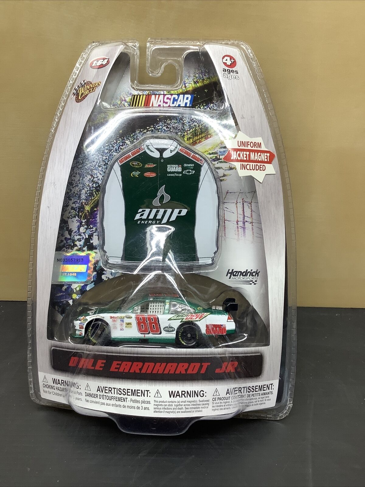 Dale Earnhardt Jr #88 Amp Energy Winner's Circle 2010 NASCAR Jacket Magnet.