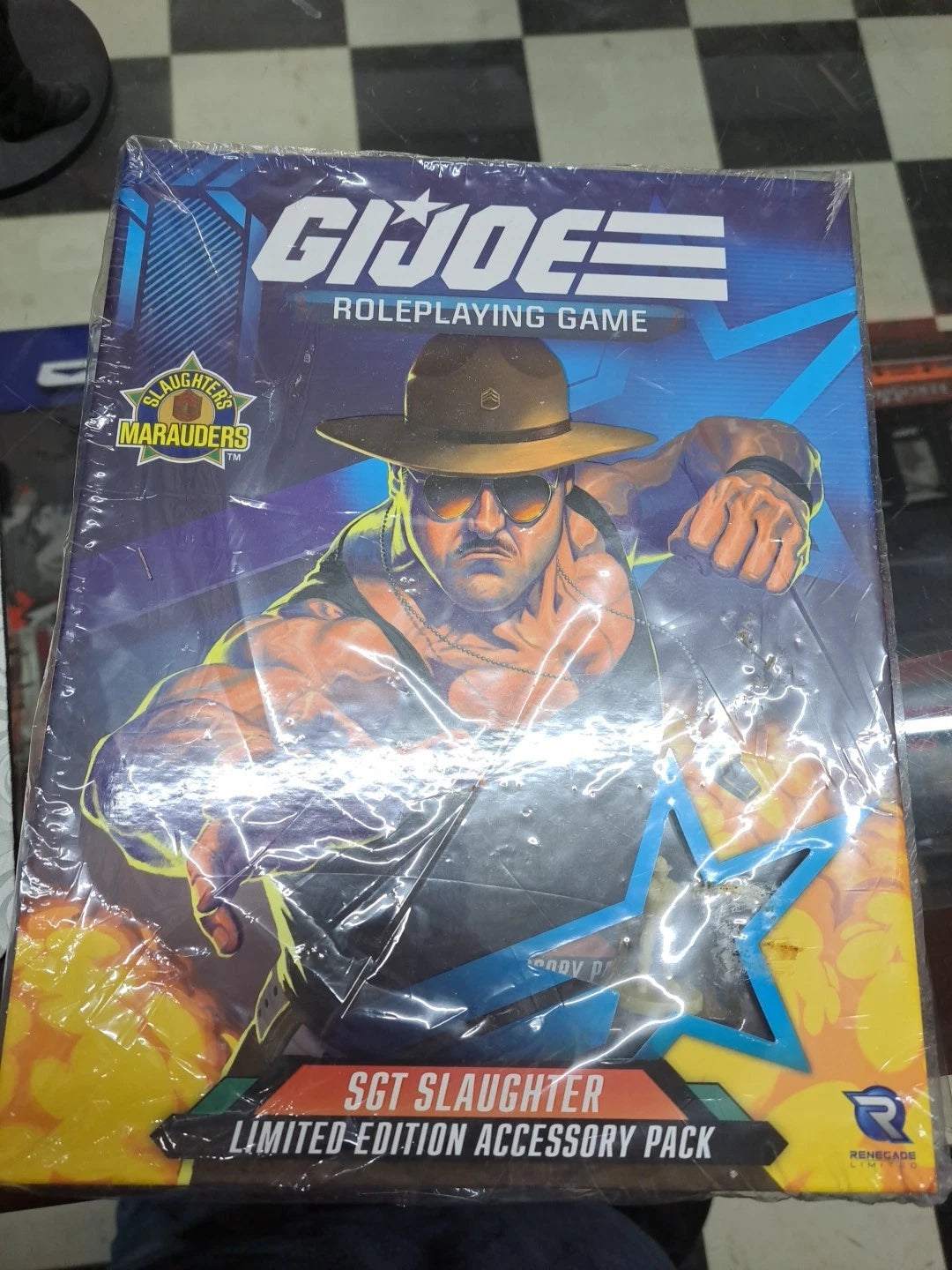 G.I. JOE Roleplaying Game Sgt Slaughter Limited Edition Accessory Pack