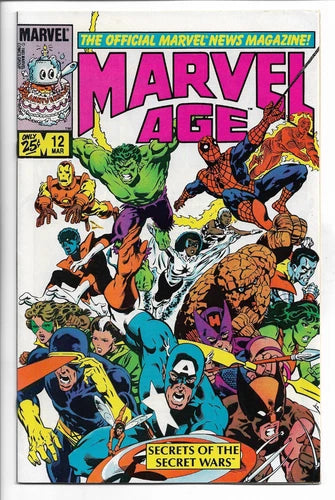 Marvel Age #12 (Marvel Comics March 1984)