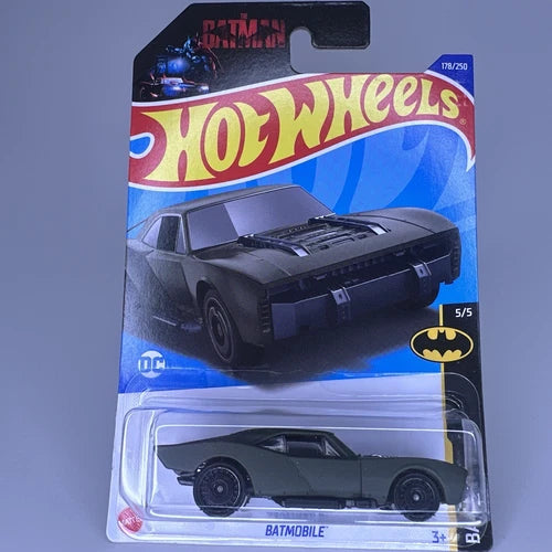 Batmobile The Batman Movie 2022 178/250 Hot Wheels Batman 5/5 Matte Green