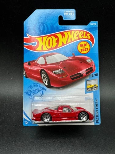 Hot Wheels Factory Fresh 9/10 Nissan R390 GT1 138/250 Red