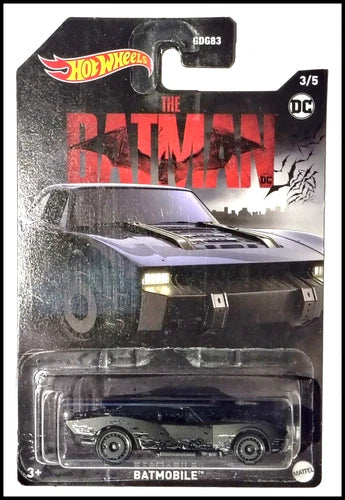 Hot Wheels Dc Comics The Batman Black Batmobile 3/5