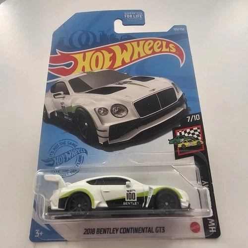 Hot Wheels 2020 HW Race Day 7/10 2018 Bentley Continental GT3 (white) 133/250