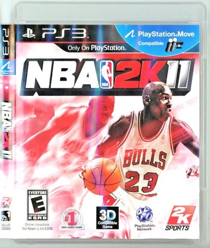 NBA Basketball 2K11 Sony PlayStation 3 PS3 Michael Jordan Sports