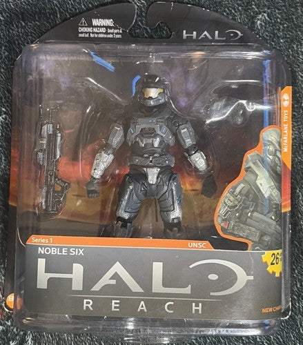 McFarlane Toys Halo Reach Series 1 NOBLE SIX 6 Spartan *Damaged Box*