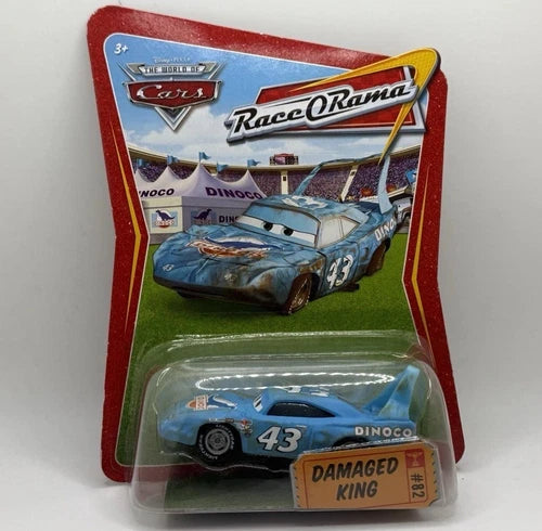 Disney Pixar The World of Cars Race O Rama Damaged King #82