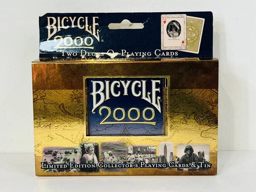 Bicycle 2000 Limited Edition Millennium Collector’s Playing Cards and Tin