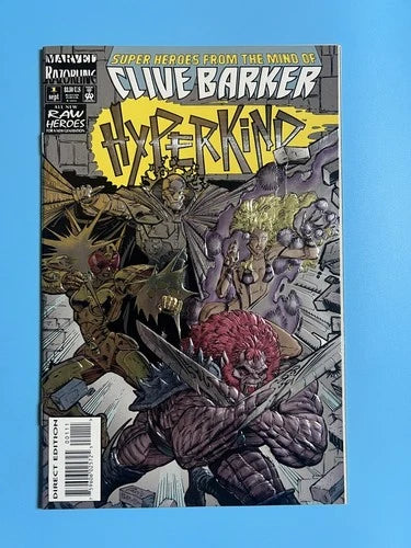 HYPERKIND #1 NM Marvel/Razorline 1993 - Foil Embossed Cover