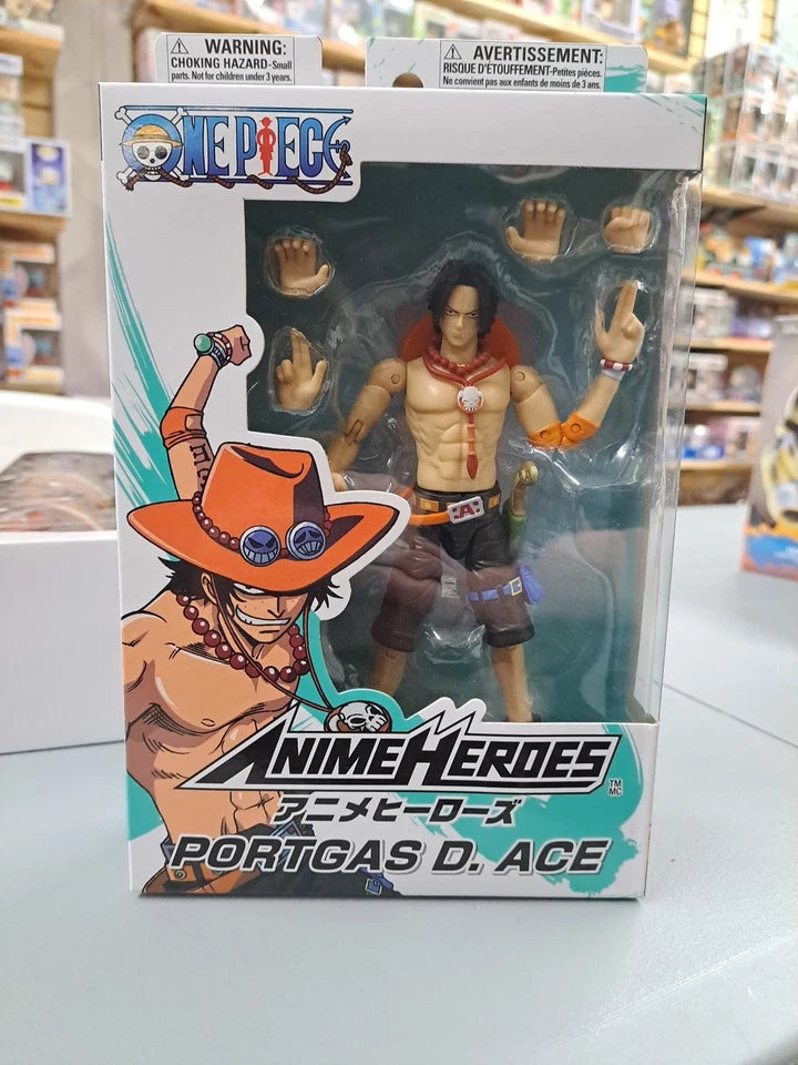 Bandai Anime Heroes One Piece Portgas D. Ace 6.5-inch Action Figure