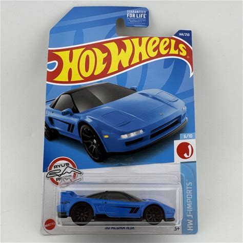Hot Wheels 1990 Acura NSX: Blue J-Imports Collector Car