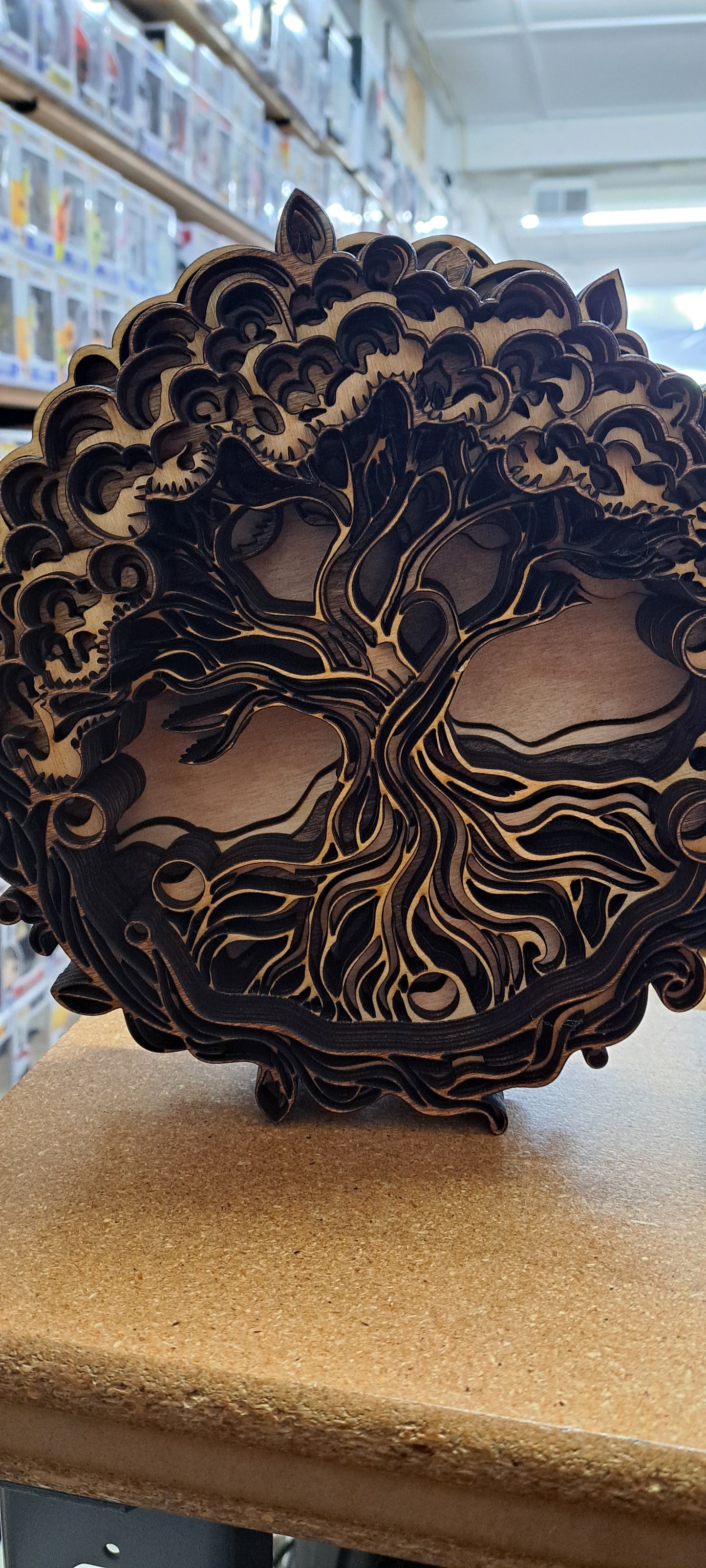 Tree of Life Wood Engraving