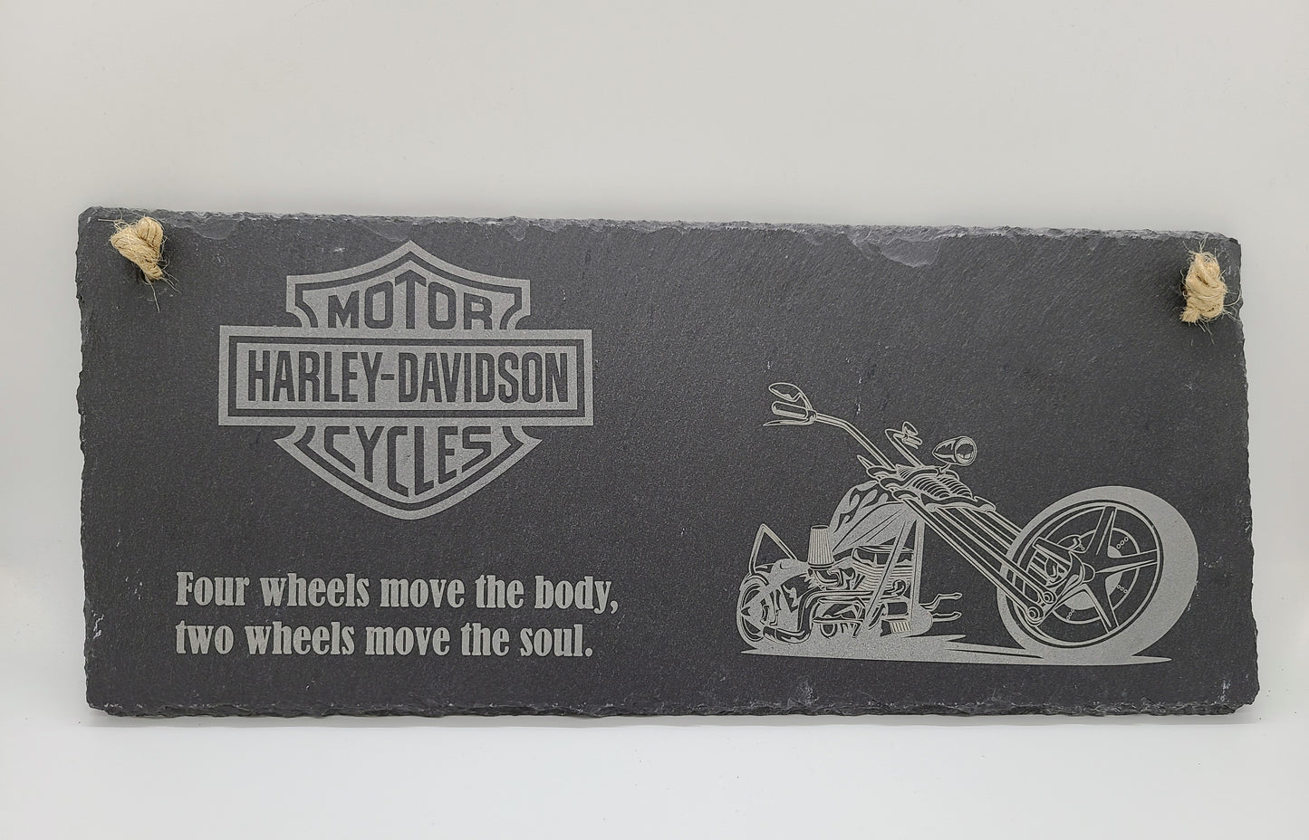Harley Davidson slate.