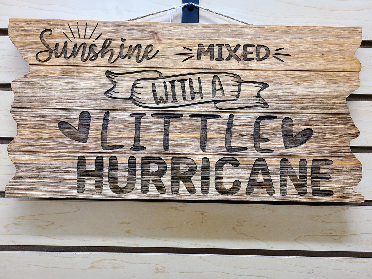 Sunshine mixed with a little hurricane.
