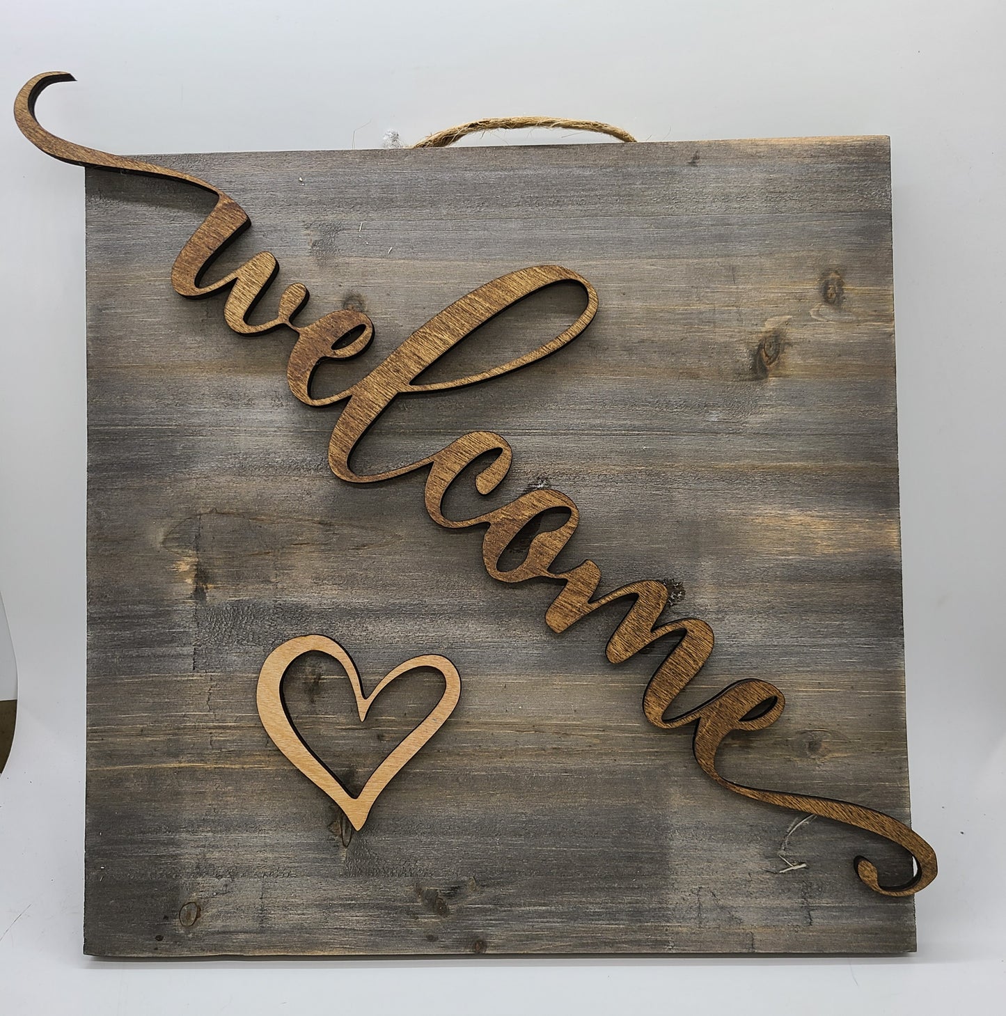 Welcome cutout.