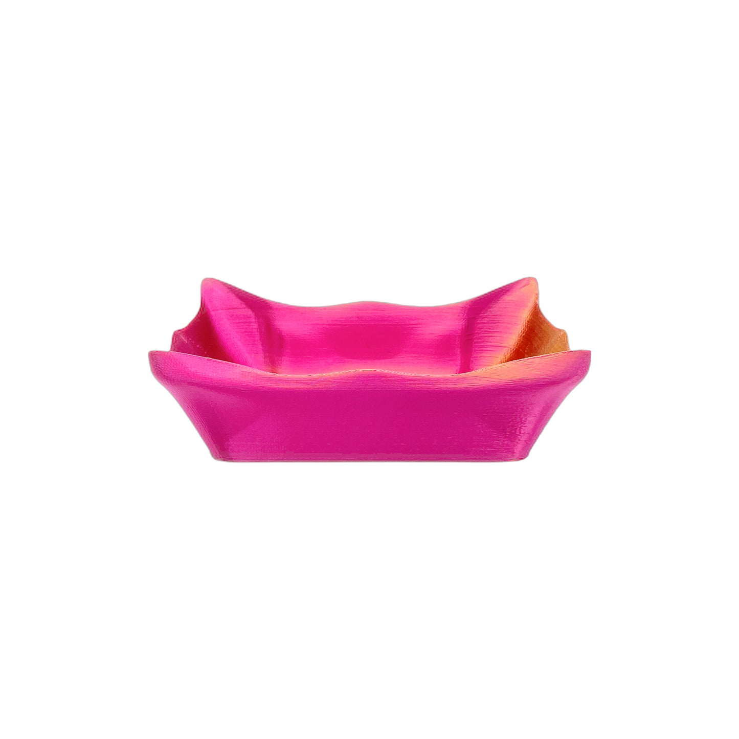 3DPrinted Catch all bowl Raspberry/Gold