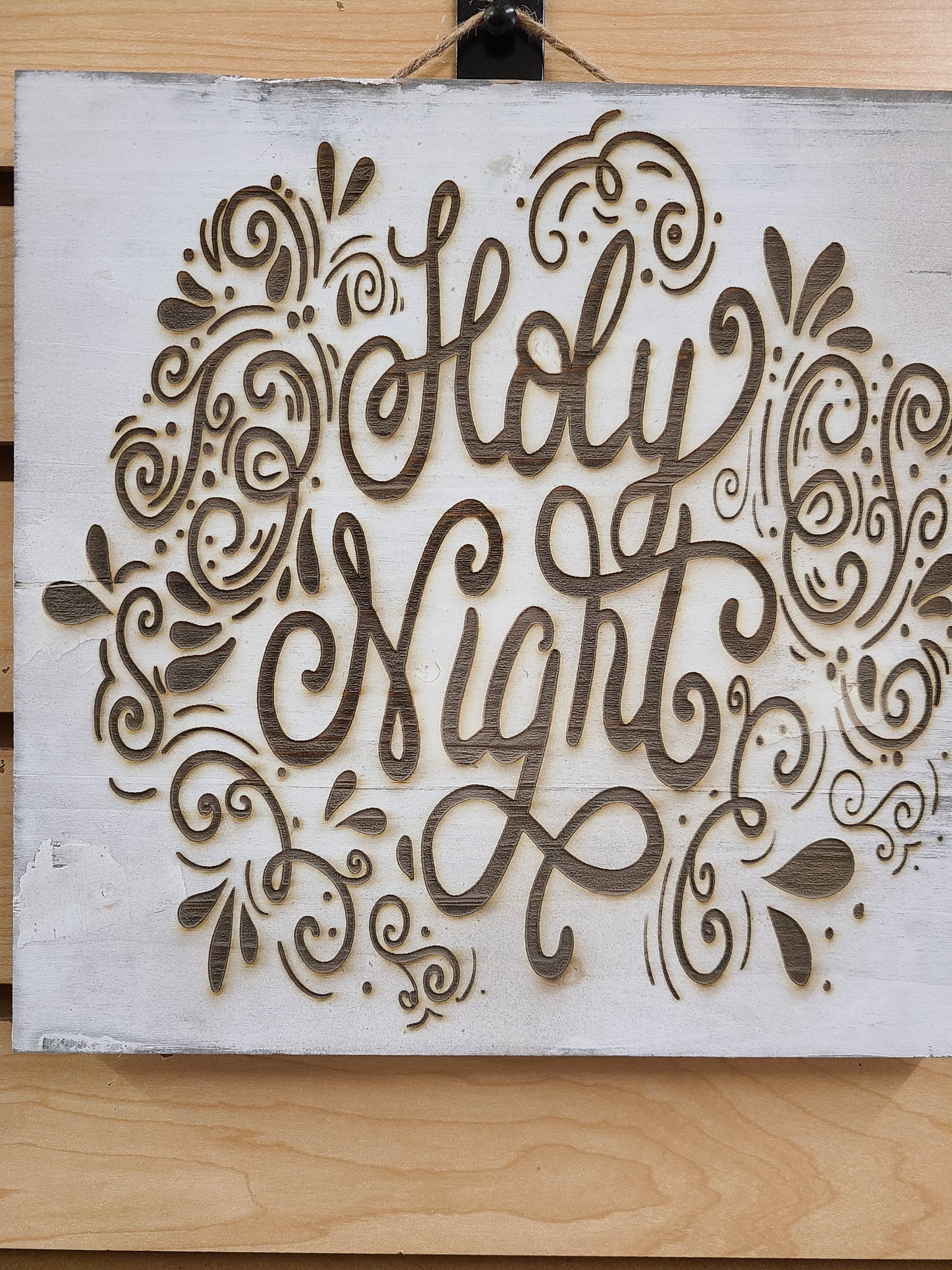 "Holy Night" 10x10 sign (L)