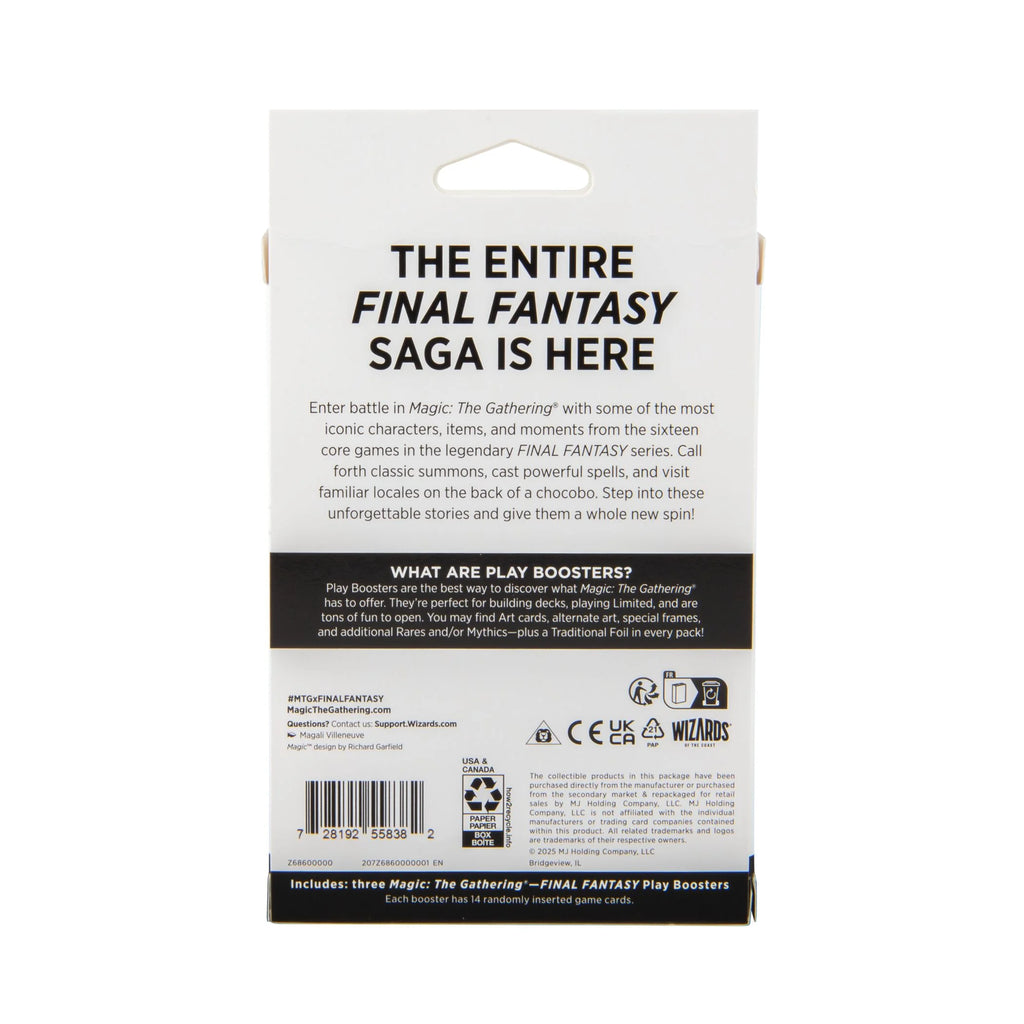 Magic the Gathering Final Fantasy Play Pack